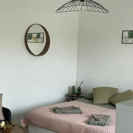 Апартаменты T A 5mn Euro Airport Avec Terrasse *